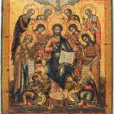 «L'icône Деисус avec припадающими saints» - photo 1