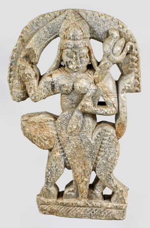 Reliefbild der Göttin Durga - Foto 1