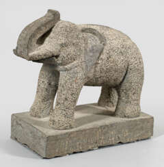 Indische Tempelfigur eines Elefanten