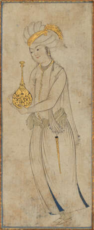 A YOUTH HOLDING A BOTTLE - photo 1