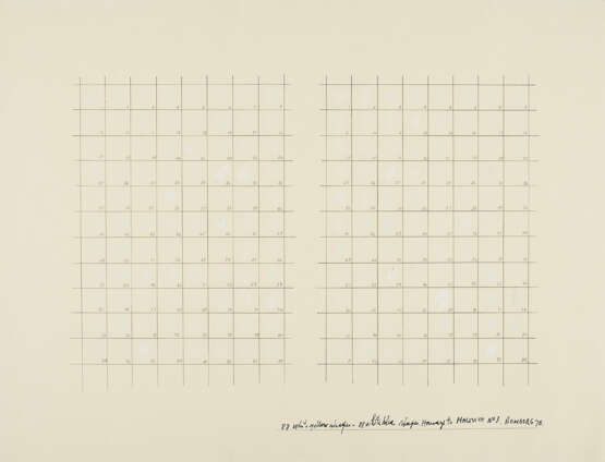 Osvaldo Romberg (1938 Buenos Aires). 88 white-yellow shapes - 88 white blue shapes. Hommage to Malevich No 3 - Foto 1