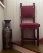 Мебель для сиденья. Антикварный алтарный стул. 1970-1972 г.