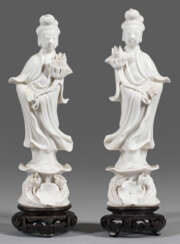 Paar Guanyin-Figuren