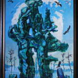 „Brisen“ Siehe Beschreibung Surrealismus Landschaftsmalerei 2011 - Foto 1