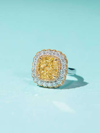 COLOURED DIAMOND RING - photo 3