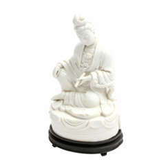 Sitzende "Blanc de Chine"-Guanyin, 19. Jahrhundert