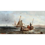 WYK, HENRI VAN (1833-?), "Schiffe auf stürmischer See", - фото 1
