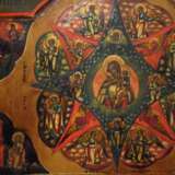 „Ikone der Gottesmutter neopalimaja Kupina mit Schutzengel und ausgewählten Heiligen“ - Foto 2