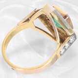 Ring: hochwertiger Art déco Ring mit Smaragd und Diamanten, ca. 2,7ct - photo 5