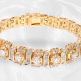 Armband: hochkarätiges vintage Brillant/Diamant-Goldschmiedearmband, ca. 2,37ct - Foto 1