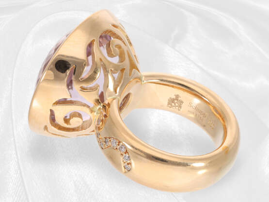 Ring: schwerer, sehr massiver und hochwertiger Goldschmiedering aus der Manufaktur Schupp in Pforzheim - фото 4