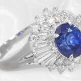 Ring: hochfeiner vintage Platinring in neuwertigem Zustand, ca. 2,5ct - Foto 2