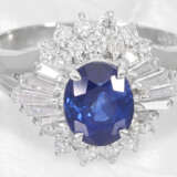 Ring: hochfeiner vintage Platinring in neuwertigem Zustand, ca. 2,5ct - Foto 3