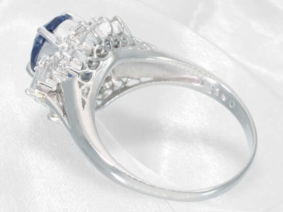 Ring: hochfeiner vintage Platinring in neuwertigem Zustand, ca. 2,5ct - Foto 4