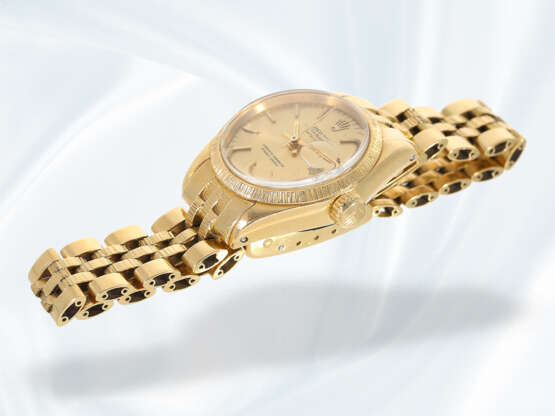 Armbanduhr: vintage Rolex Damenuhr in 18K Gold, Rolex Lady Datejust Automatikchronometer Ref.6917 von 1972 - Foto 2