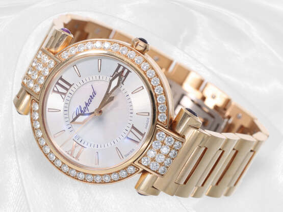 Armbanduhr: äußerst luxuriöse Damenuhr, Chopard Imperiale Ref. 4221 in 18K Rotgold - photo 2