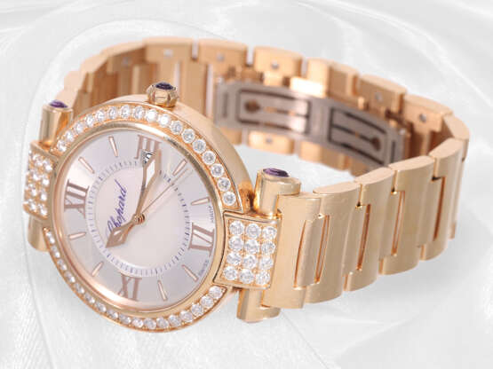 Armbanduhr: äußerst luxuriöse Damenuhr, Chopard Imperiale Ref. 4221 in 18K Rotgold - photo 3