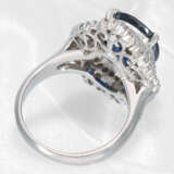 Ring: exklusiver Platin/Diamant "Ballerina" Ring, vermutlich Ceylon, 4,69ct, neuwertig - photo 5