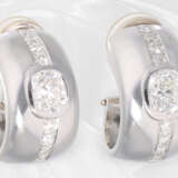 Ohrschmuck: sehr hochwertige Ohrringe mit großen Altschliff-Diamanten von zusammen ca. 2,8ct - photo 3