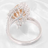 Ring: hochdekorativer Weißgoldring mit seltenem pinken Diamanten von ca. 0,81ct, incl. GIA-Report - photo 6