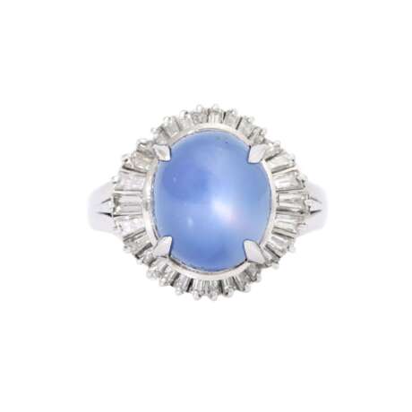 Ring mit feinem hellblauen Sternsaphir - фото 2