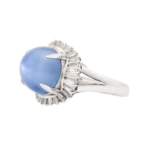 Ring mit feinem hellblauen Sternsaphir - Foto 3