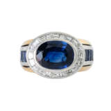 WEMPE Ring mit Saphiren und Diamanten von zus. ca. 1,18 ct - photo 2