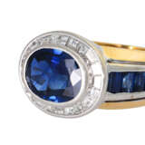 WEMPE Ring mit Saphiren und Diamanten von zus. ca. 1,18 ct - photo 4