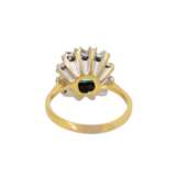 Ring mit Smaragd und Brillanten - photo 3