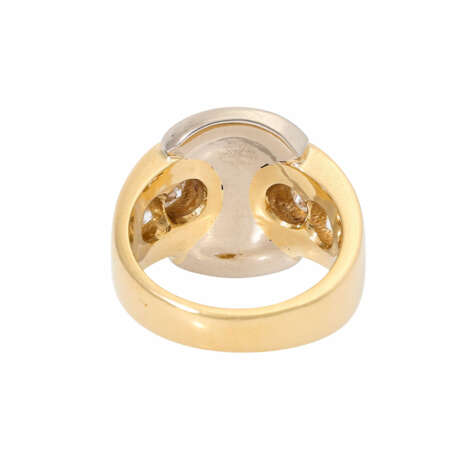 Ring mit 4 Brillanten zus. ca. 1 ct, - photo 3