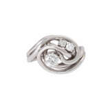 Ring mit zentralem Brillant ca. 0,25 ct, - photo 2