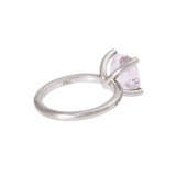 Ring mit Kunzit und 16 Brillanten zus. ca. 0,1 ct, - photo 3