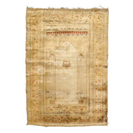 Orientteppich aus Seide. TÄBRIZ antik/NORDWESTPERSIEN, 19. Jahrhundert, ca. 168x127 cm - фото 1