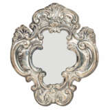 ITALIEN "Tischspiegel im Barock-Stil" 925er Silber, 20.Jh. - Foto 2