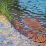 “Bathing shadows” Canvas Acrylic paint Realist Landscape painting 2018 - photo 1