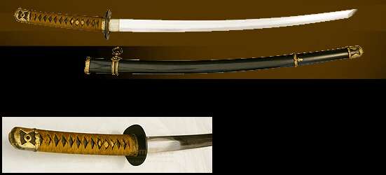 “Sword of the marine officer Shin-gunto in sheath.” - photo 1