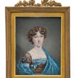 Bildnis einer jungen Dame mit blauer Seidenstola - фото 1