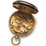 Anhängeuhr mit Goldemail-Uhrkette - photo 3