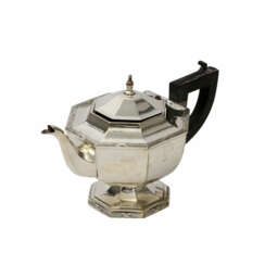 Wohl ENGLAND Teekanne, versilbert, 20. Jahrhundert