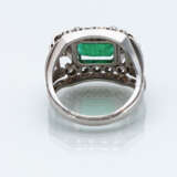 Smaragd-Diamant-Ring - photo 2