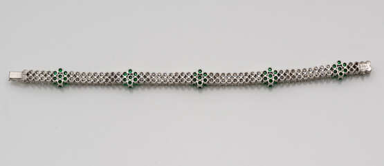 Smaragd-Diamant-Armband - фото 2