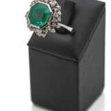Smaragd-Diamant-Ring - фото 2
