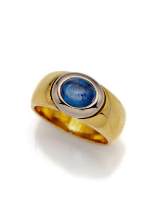 Klassischer Saphir Ring - photo 1
