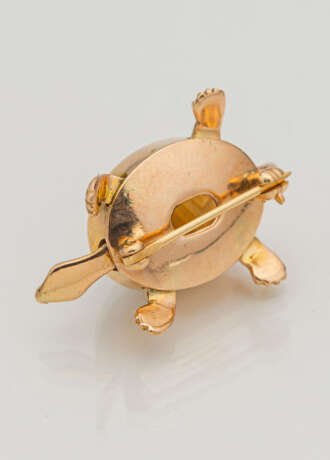 Brosche in Form einer Schildkröte mit beweglichen Gliedern - Foto 2