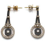 Paar Ohrringe im Art-Deco-Stil - фото 1