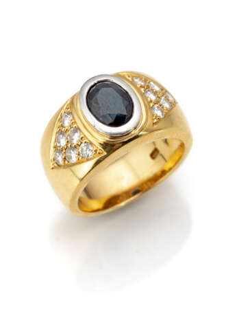 Saphir-Diamant-Ring - photo 1