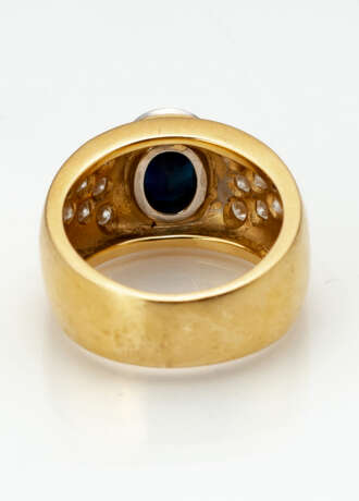 Saphir-Diamant-Ring - Foto 2