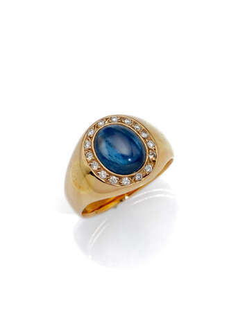 Klassischer Saphir Ring - photo 1