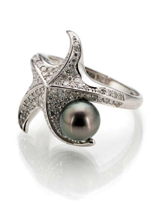 Perl-Diamant-Ring - photo 2