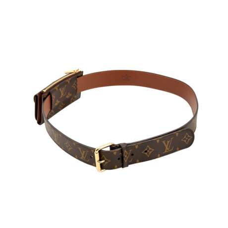 LOUIS VUITTON belt with pouch POCHETTE DUO, Koll. 2011. — Discover Rare  and Captivating Sold Pieces, Find Your Collectibles